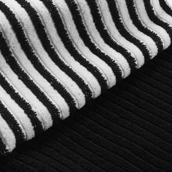 3 TORCHONS 40X40 CM MICROFIBRE CUISTOT ANTHRAC 2 UNIS 1 RAYE