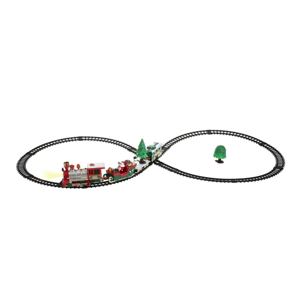 ACCESSOIRE VILLAGE DE NOEL TRAIN 22 PIECES LUMINEUX MUSICAL