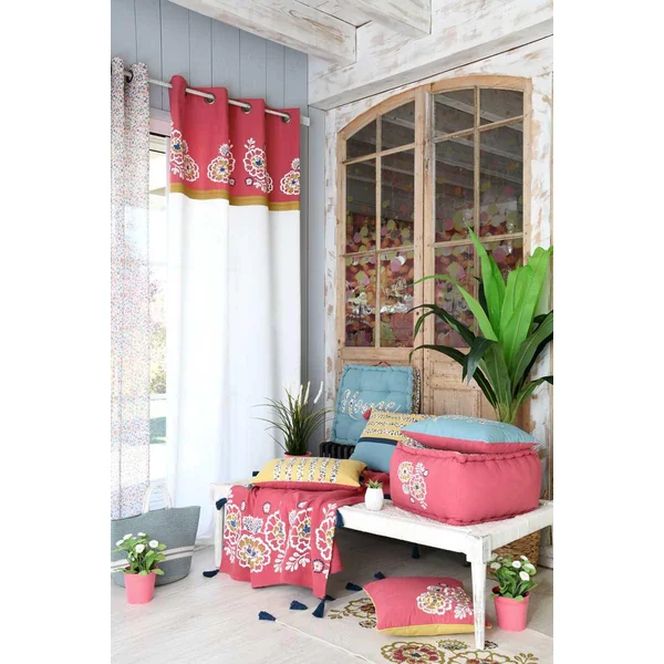 AMARYLLIS RIDEAU 140X260CM MULTICOLORE