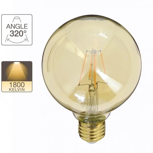Ampoule LED GLOBE G95 VINTAGE filament E27