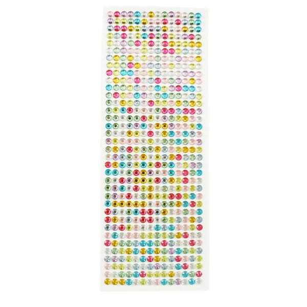 Assortiment de 504 strass adhésifs multicolores