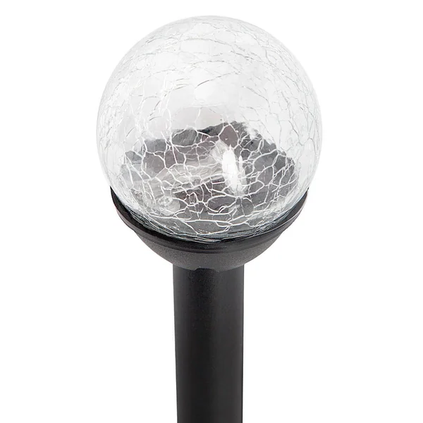 BALISE SOLAIRE VERRE LUMIERE MULTICOLORE H.32CM