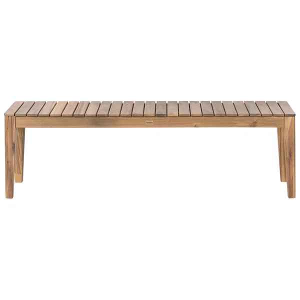 Banc de jardin CHIOGGIA 155 cm Bois d'acacia certifié Marron clair