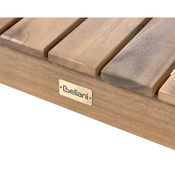 Banc de jardin CHIOGGIA 155 cm Bois d'acacia certifié Marron clair