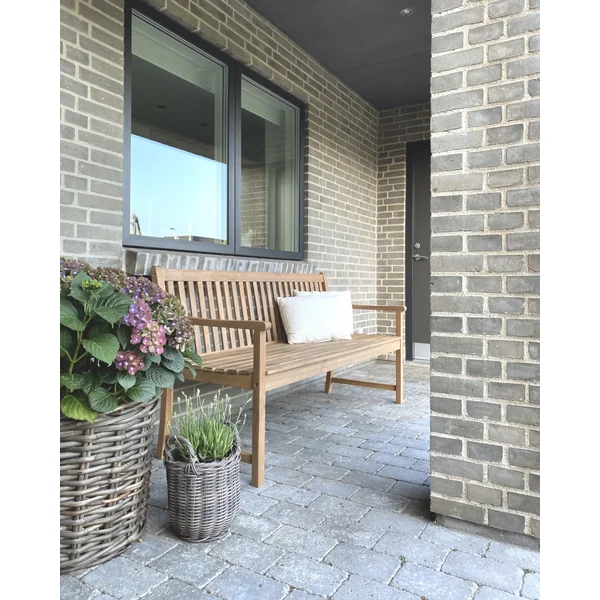 Banc de jardin VIVARA 160 cm Bois d'acacia certifié Marron clair