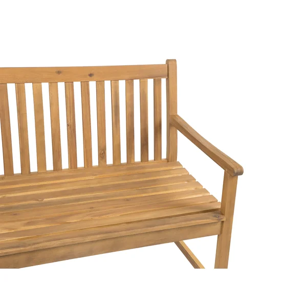 Banc de jardin VIVARA 160 cm Bois d'acacia certifié Marron clair