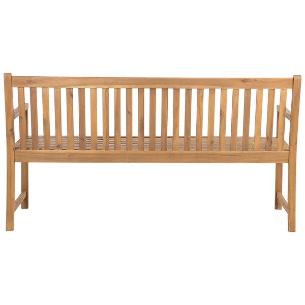 Banc de jardin VIVARA 160 cm Bois d'acacia certifié Marron clair