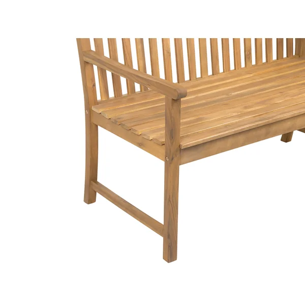 Banc de jardin VIVARA 160 cm Bois d'acacia certifié Marron clair