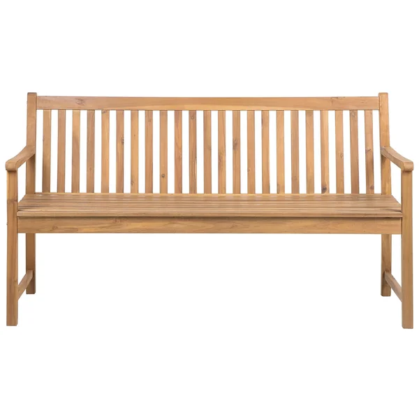 Banc de jardin VIVARA 160 cm Bois d'acacia certifié Marron clair