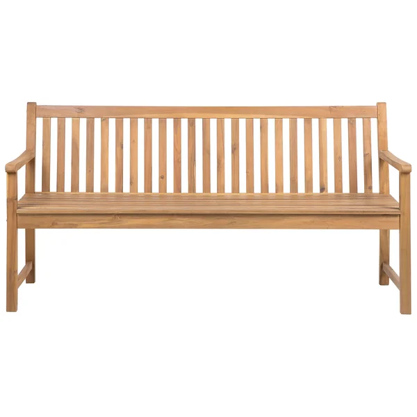 Banc de jardin VIVARA 180 cm Bois d'acacia certifié Marron clair