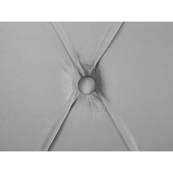 Bed Velvet AVALLON 160 x 200 cm (EU King Size) Grey