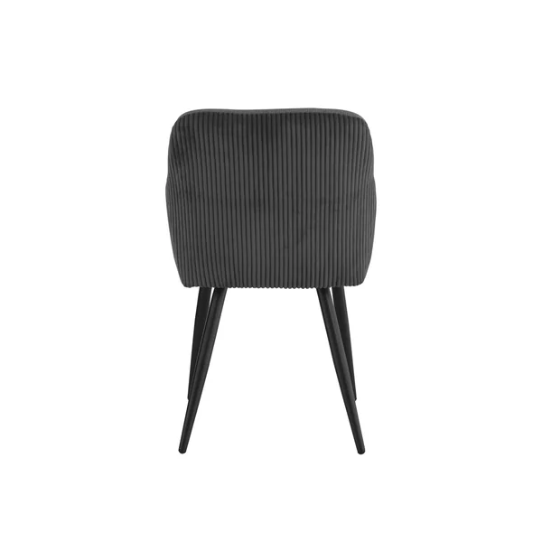 BETTY FAUTEUIL NOIR BI MATIERE