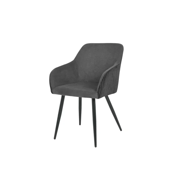 BETTY FAUTEUIL NOIR BI MATIERE