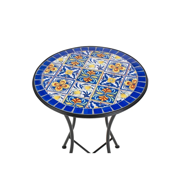 Bistro Table CORIANO 60 cm 60 cm Metal Black