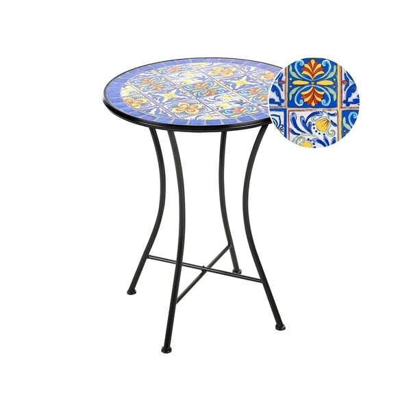 Bistro Table CORIANO 60 cm 60 cm Metal Black