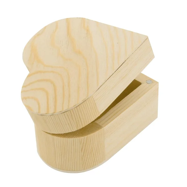 BOITE COEUR BOIS 9 X 9 X 6 CM