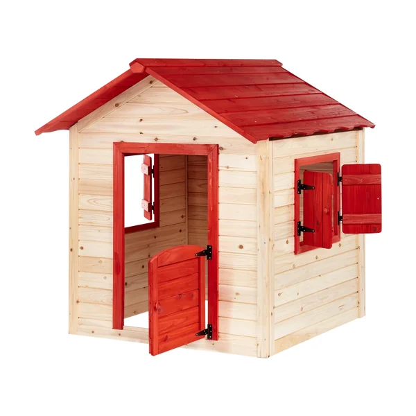 Cabane de jardin pour enfants PELOPIO Bois de sapin Marron clair