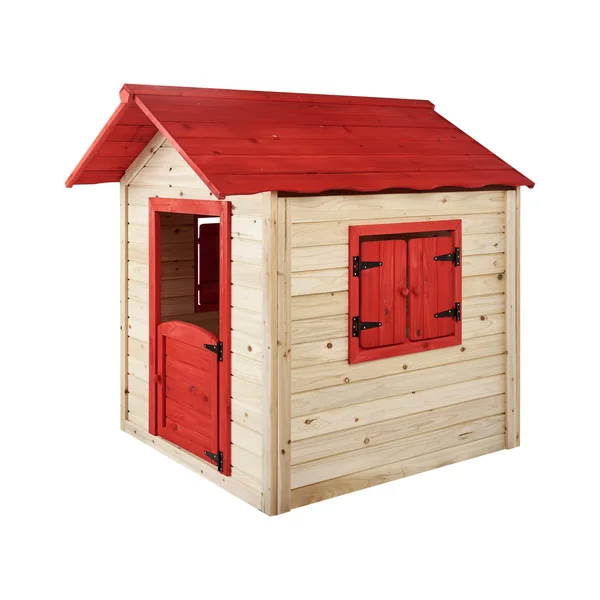 Cabane de jardin pour enfants PELOPIO Bois de sapin Marron clair
