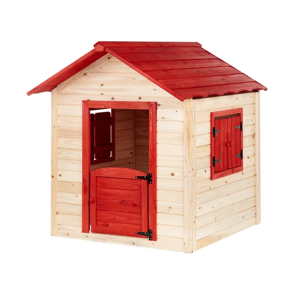 Cabane de jardin pour enfants PELOPIO Bois de sapin Marron clair