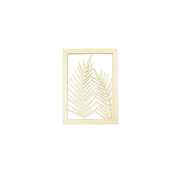 CADRE EN BOIS DECOUPE DECO FOUGERES 30 X 22 X 0.45CM
