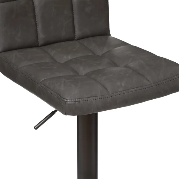 CHAISE DE BAR AJUSTABLE DELEK GRIS VINTAGE