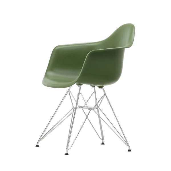 Chaise EAMES PLASTIC ARMCHAIR DAR pieds Tour Eiffel Forêt RE VITRA