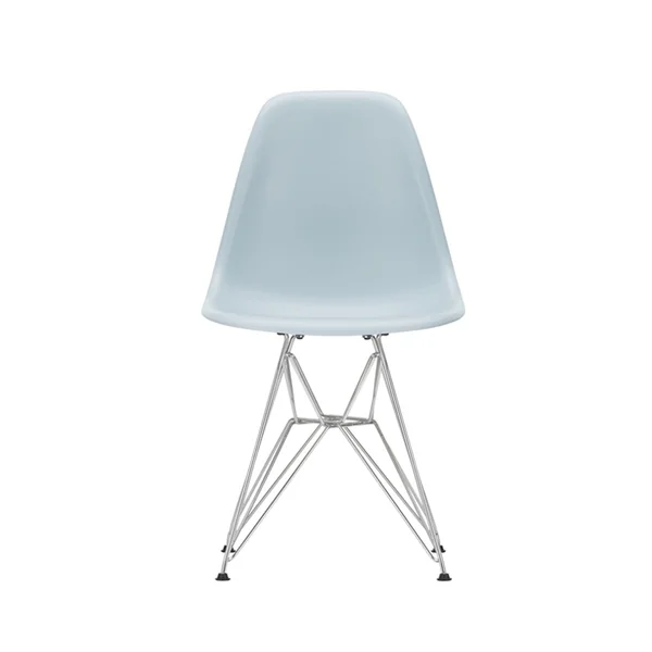 Chaise EAMES PLASTIC CHAIR DSR Pieds Tour Eiffel Gris bleuté RE VITRA