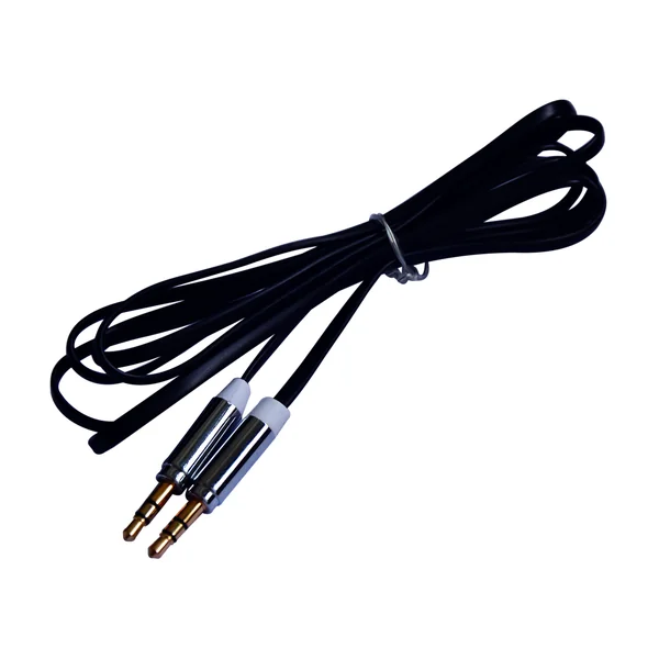 Cordon audio FPE Jack 3.5mm stéréo mâle/mâle - 1.5m - Noir
