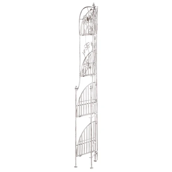 Corner Shelving Unit BIELLA Metal 35 cm 35 cm White