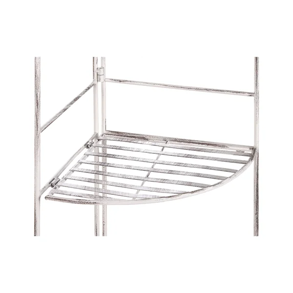 Corner Shelving Unit BIELLA Metal 35 cm 35 cm White