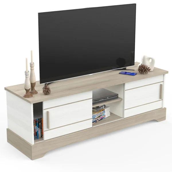 COTTAGE BANC TV 2 PORTES COULISSANTES
