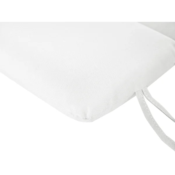 Coussin de transat extérieur BRESCIA PREMIUM 180 x 60 cm Blanc cassé