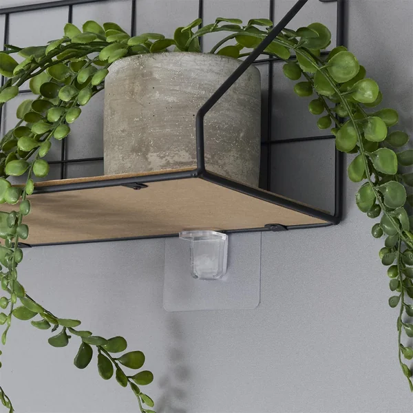 CROCHET ETAGERE AUTO ADHESIF 3KG X2 PIECES
