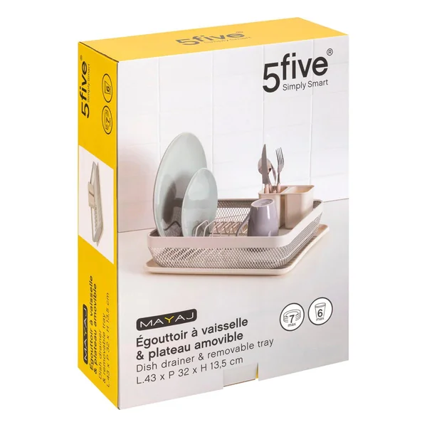 EGOUTTOIR 1 NIVEAU MAYAJ METAL BEIGE