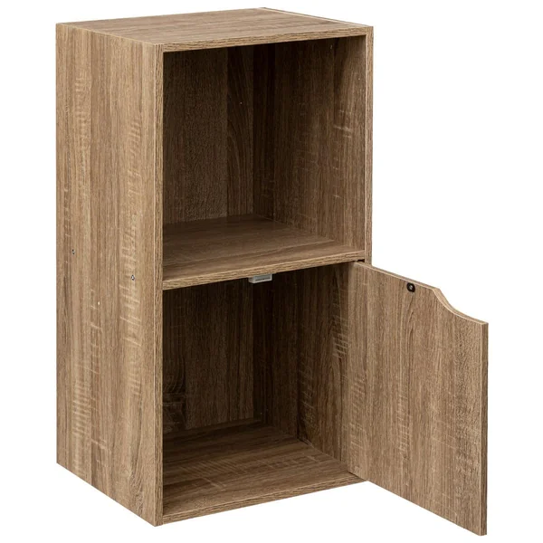 ETAGERE 2 CASES MIX N DOOR NATUREL