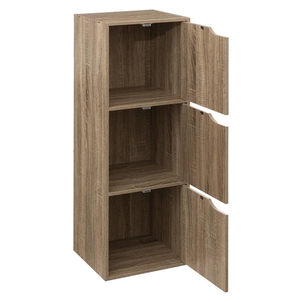 ETAGERE 3 CASES MIX N DOOR NATUREL