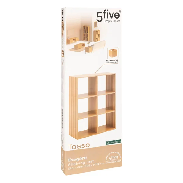 ETAGERE 6 CASES MIX N MODUL TASSO