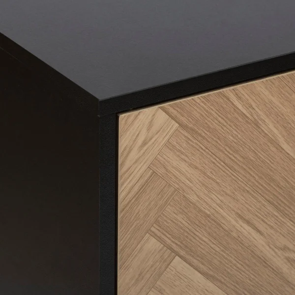 ETAGERE 6 CASES MIXNDOOR CHEVRONS D.67.5X32X100.5CM