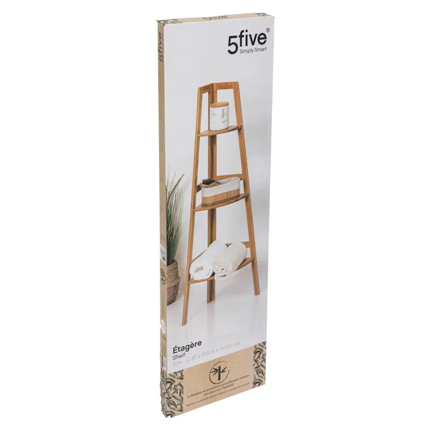 ETAGERE ANGLE 3 NIVEAUX SICELA BAMBOU