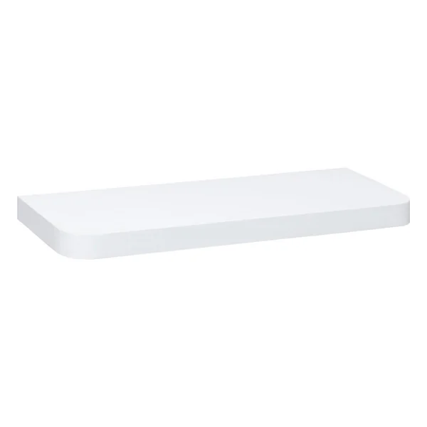 ETAGERE MURALE ARRONDIE FIXY 60CM BLANC