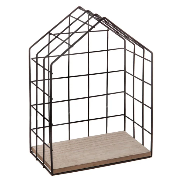 ETAGERE MURALE METAL MAISON NOIR X3 PIECES