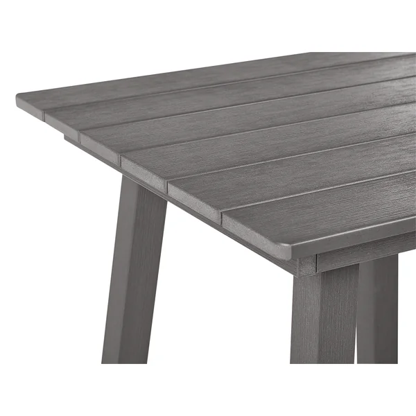Garden Bar Table ADIRONDACK 60 cm 59 cm Synthetic Material Dark Grey