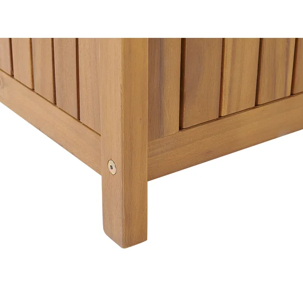 Garden Bench SOVANA 120 cm with Storage Acacia Wood Brown