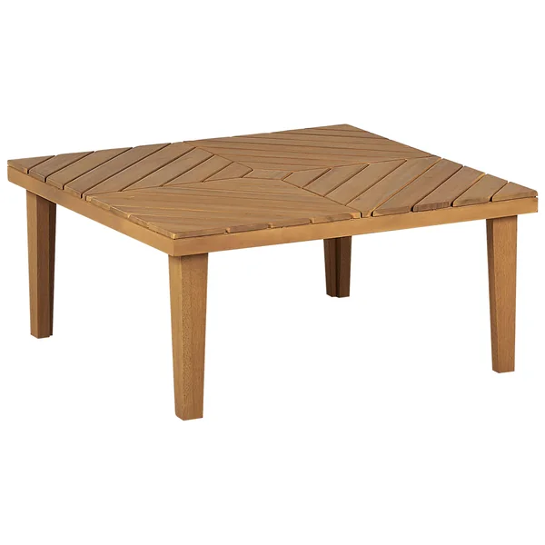 Garden Coffee Table BARATTI 70 cm 70 cm Acacia Wood Brown