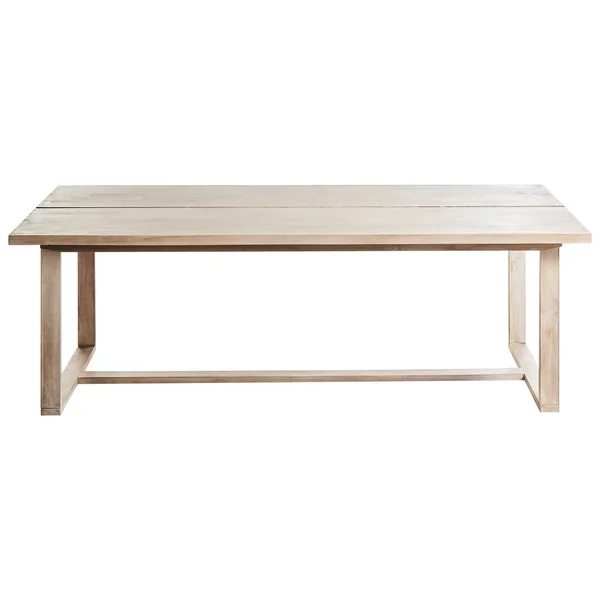 Garden Dining Table AZZANELLO 230 cm 100 cm Acacia Wood Light Brown