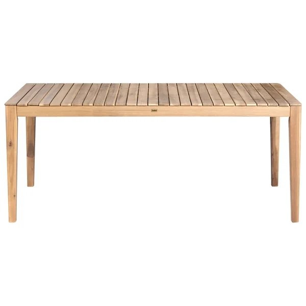 Garden Dining Table CHIOGGIA 90 cm 180 cm Certified Acacia Wood Light Brown