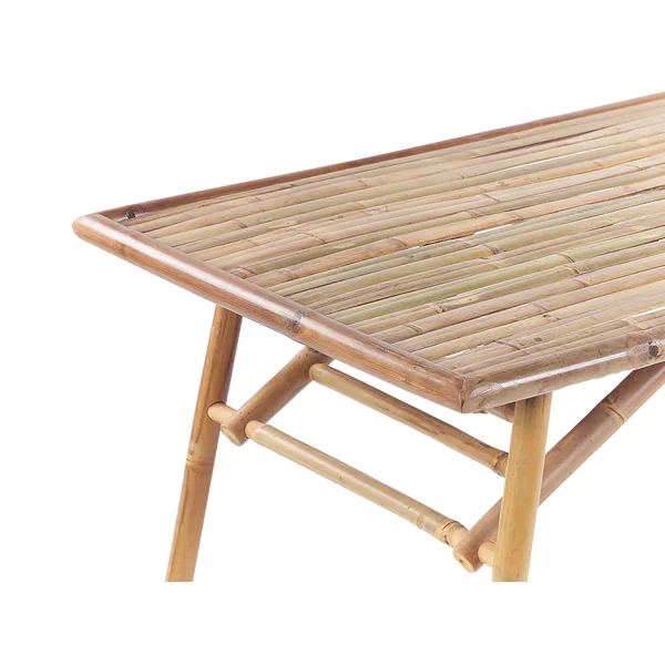 Garden Dining Table MOLISE 120 cm 69 cm Bamboo Light Brown