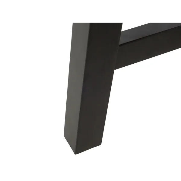 Garden Dining Table SCANIA 170 cm 80 cm Acacia Wood Black