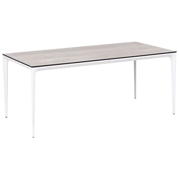 Garden Dining Table SOVARETO 180 cm 90 cm Wood-like Light Grey