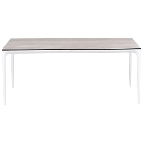 Garden Dining Table SOVARETO 180 cm 90 cm Wood-like Light Grey